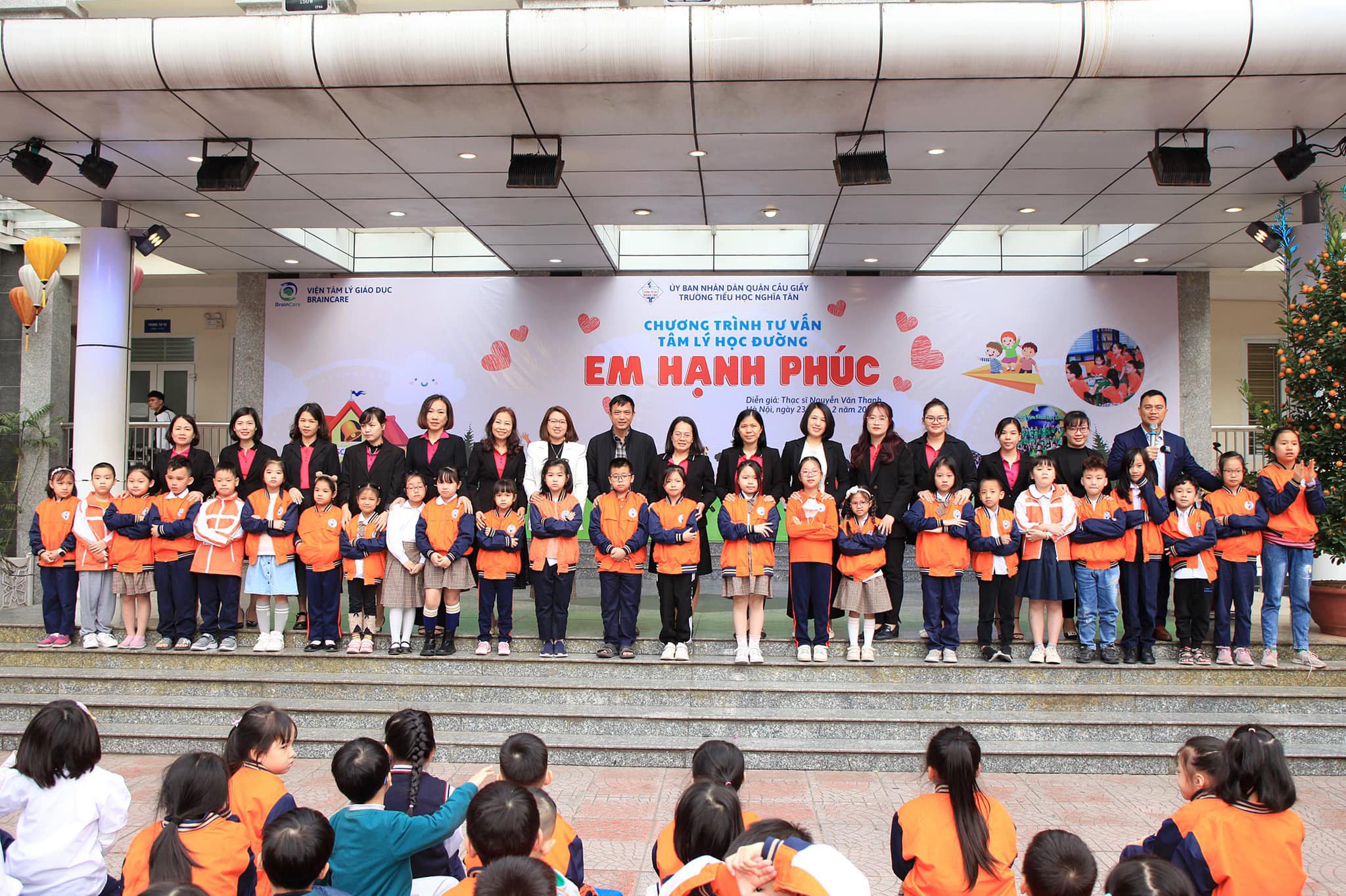 BrainCare và “Em hạnh phúc” tại trường Tiểu học Nghĩa Tân