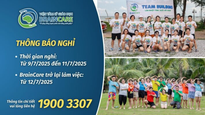 BrainCare tạm nghỉ để đi “Sạc đầy năng lượng”