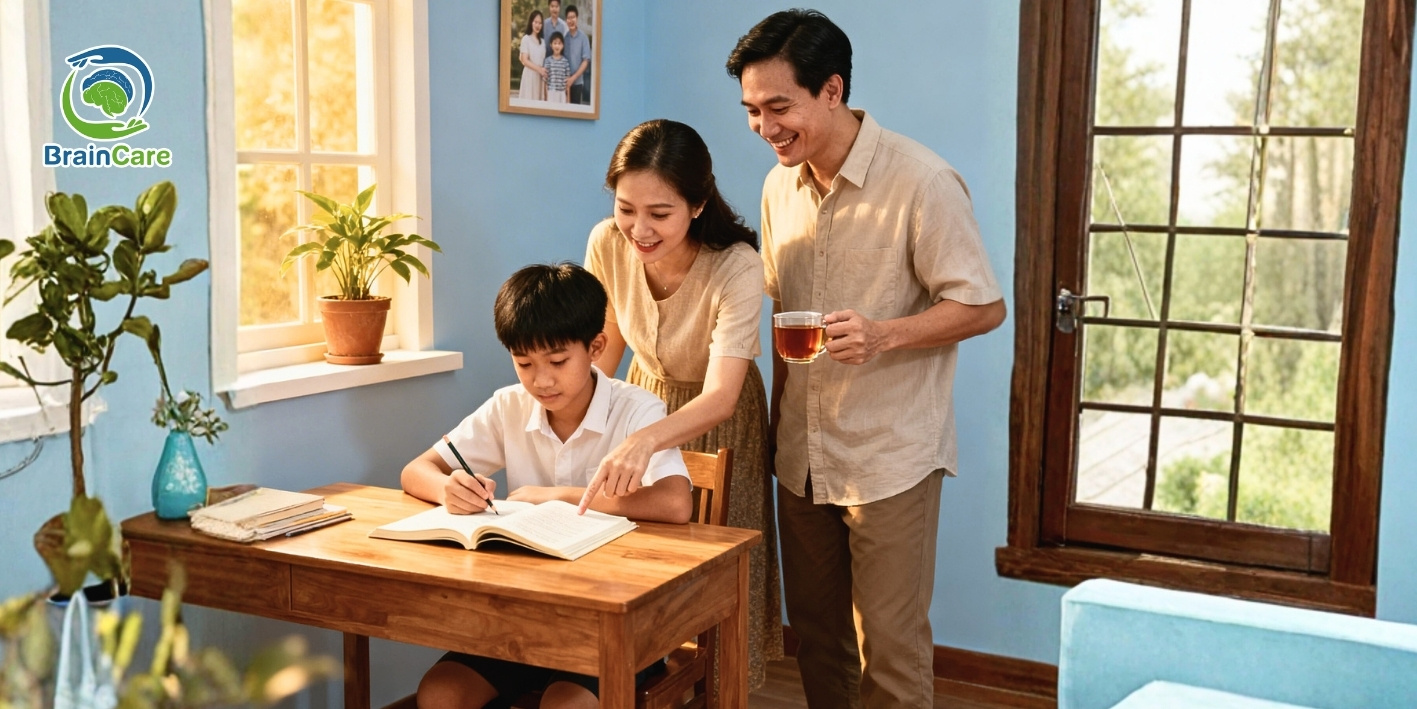 BrainCare hướng dẫn cha mẹ đồng hành cùng con