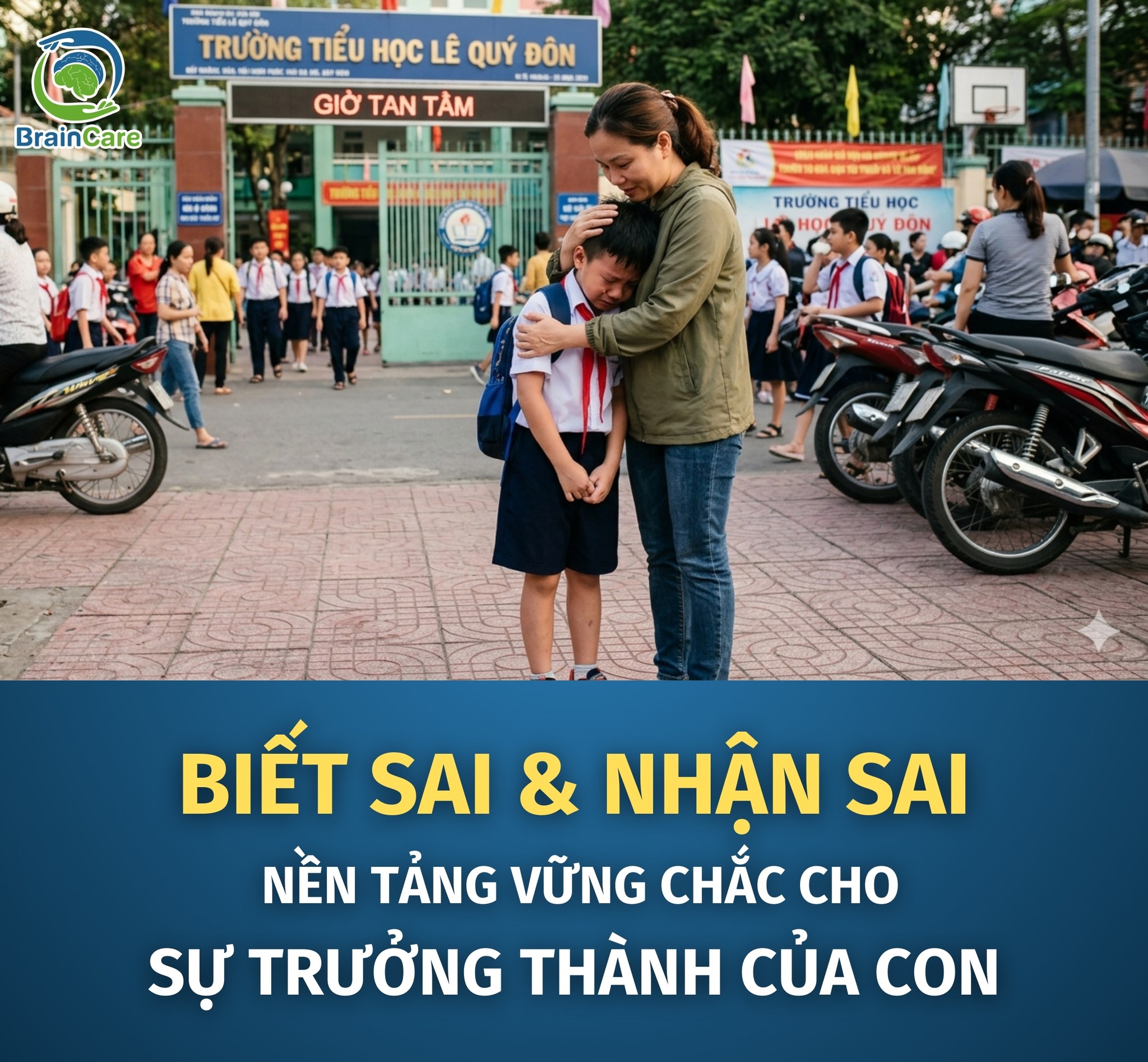 Biết sai & nhận sai: Nền tảng vững chắc cho sự trưởng thành của con