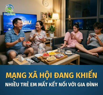 Mạng xã hội đang khiến nhiều trẻ em mất kết nối với gia đình
